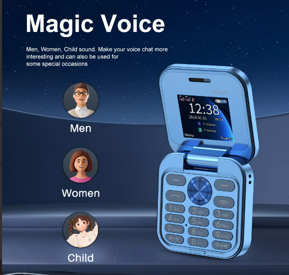 i17 Mini Flip Phone – Compact, Nostalgic, Powerful