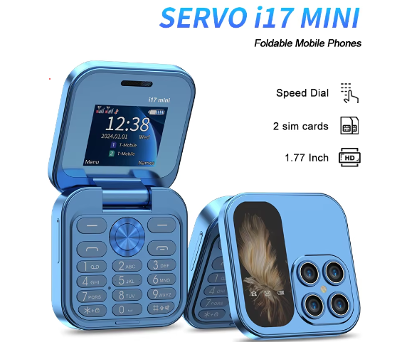 i17 Mini Flip Phone – Compact, Nostalgic, Powerful