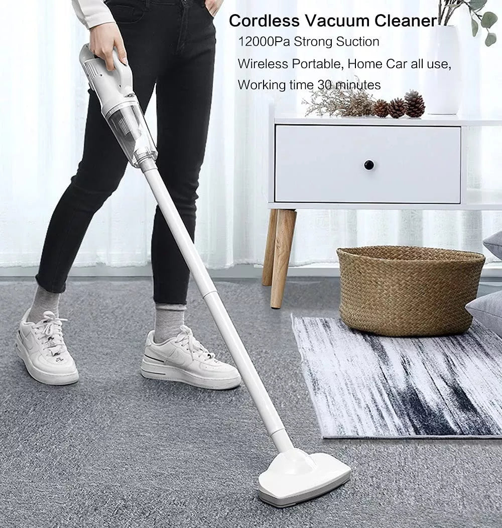 High-power cordless household vacuum cleaner
