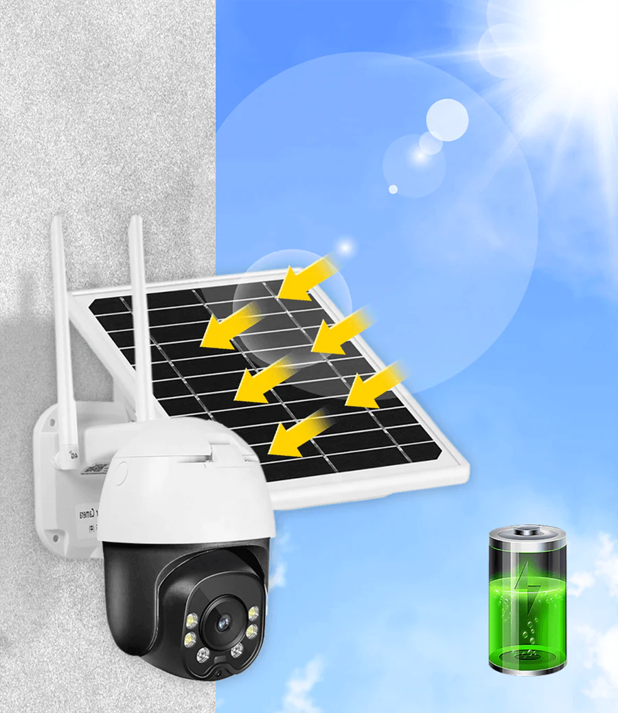 Smart Wireless Solar Surveillance Camera + Gift of a 128 GB SD card 🇪🇸