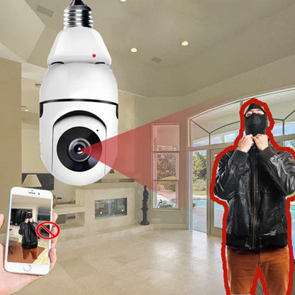 BulbCam 360™️ originale: telecamera di sicurezza wireless intelligente per la tua casa It