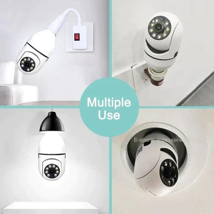 BulbCam 360™️ originale: telecamera di sicurezza wireless intelligente per la tua casa It