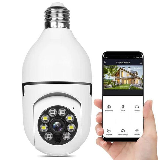 BulbCam 360™️ originale: telecamera di sicurezza wireless intelligente per la tua casa It