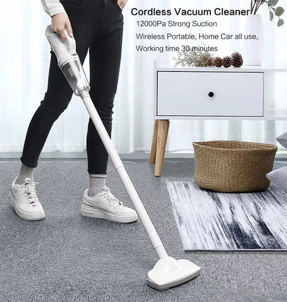 High-power cordless household vacuum cleaner